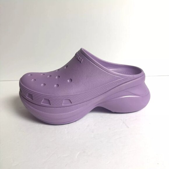 Balenciaga Shoes - Balenciaga Womens Muled Closed Toe Lilac Size EU38 US8